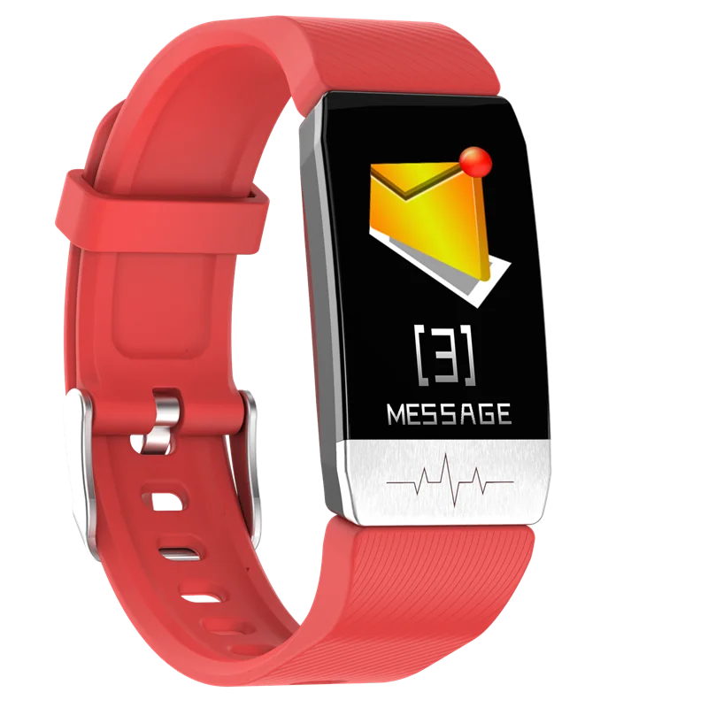 

2020 New Arrival T5 Body Temperature Measurement Smartwatch with ECG Health Detection Sport Smart Bracelet Watch