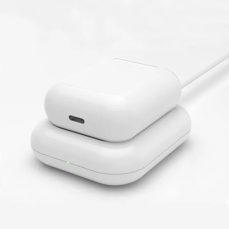 

3W Wireless Charger Led Qi Mini Portable Phone Charger For Airpods pro iPhone Smartphone, White