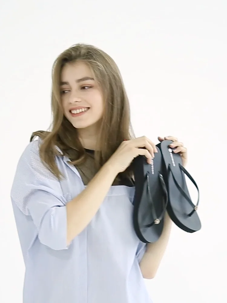 Girl Child Recycled Cute Slippers Cartoon Rubber Slipper Flip Flop For