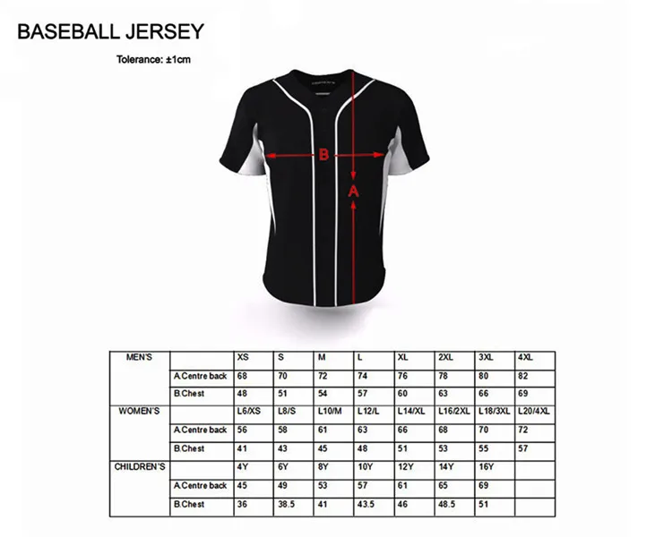 Full dye sublimation printing blank baseball jersey custom