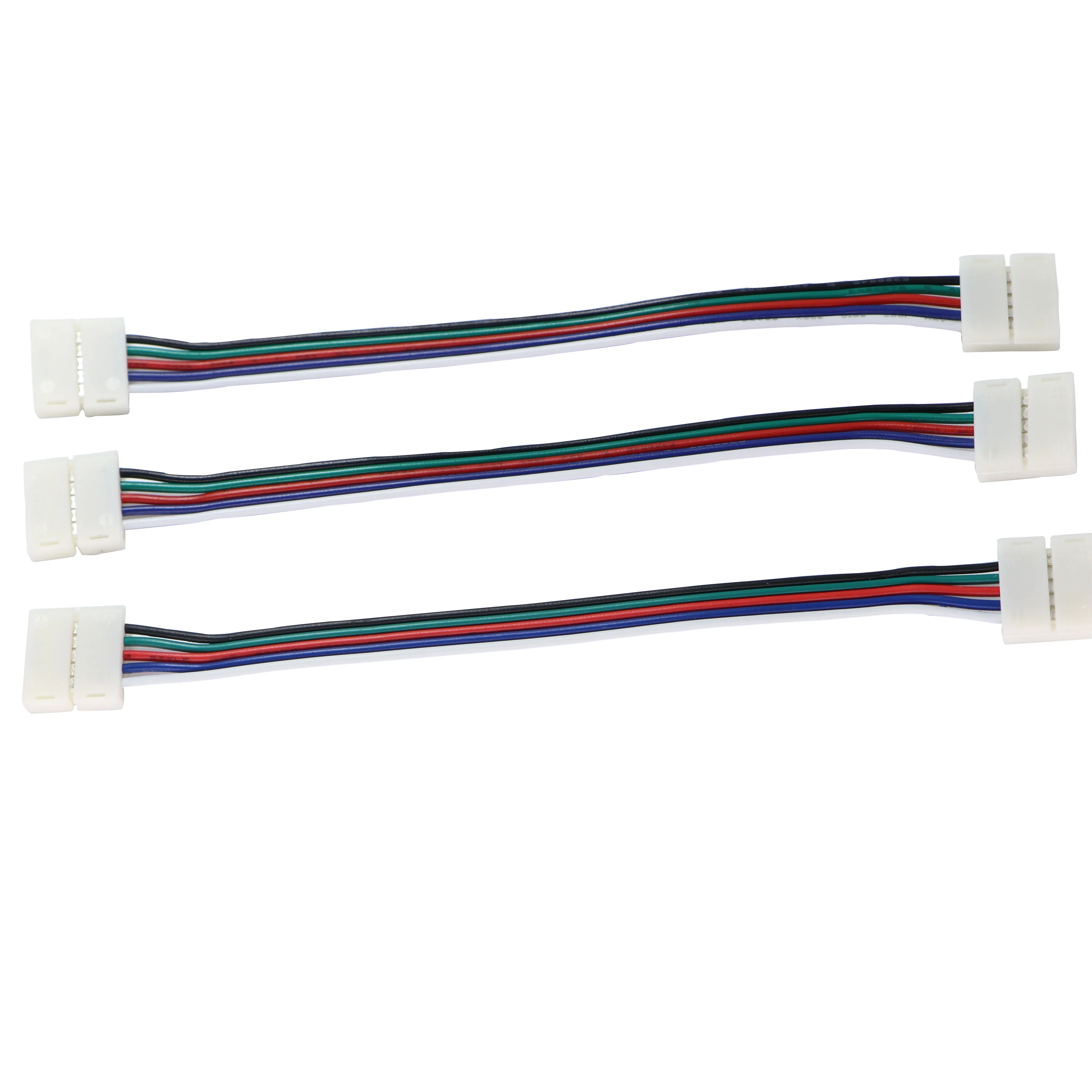 Free sample 5050 3528 RGB  RGBW monochrome LED light dedicated 3 4 5 6 2 pin 8mm 10mm 12mm solderless LED strip connector