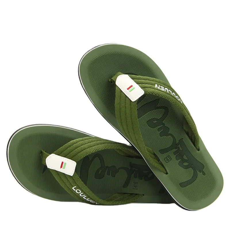 

Outdoor fashion hard-wearing flip-flops slippers for men in 2021 new design, Colorful