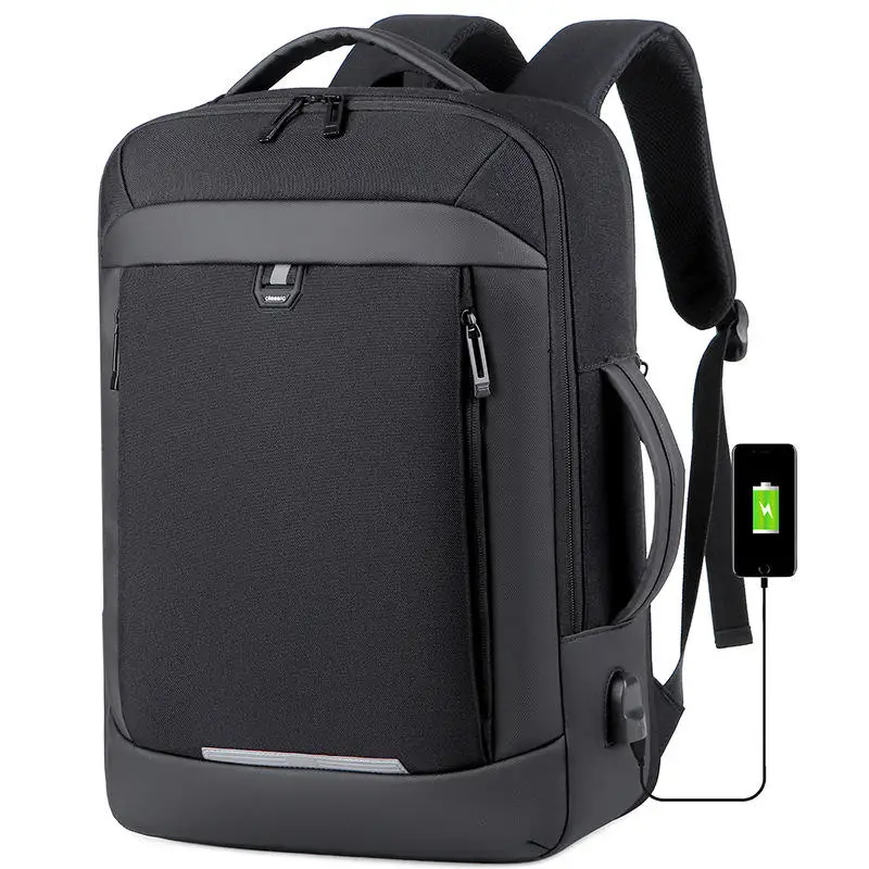 

Factory OEM Waterproof Business Laptop Backpack Logo USB Notebook Backpack