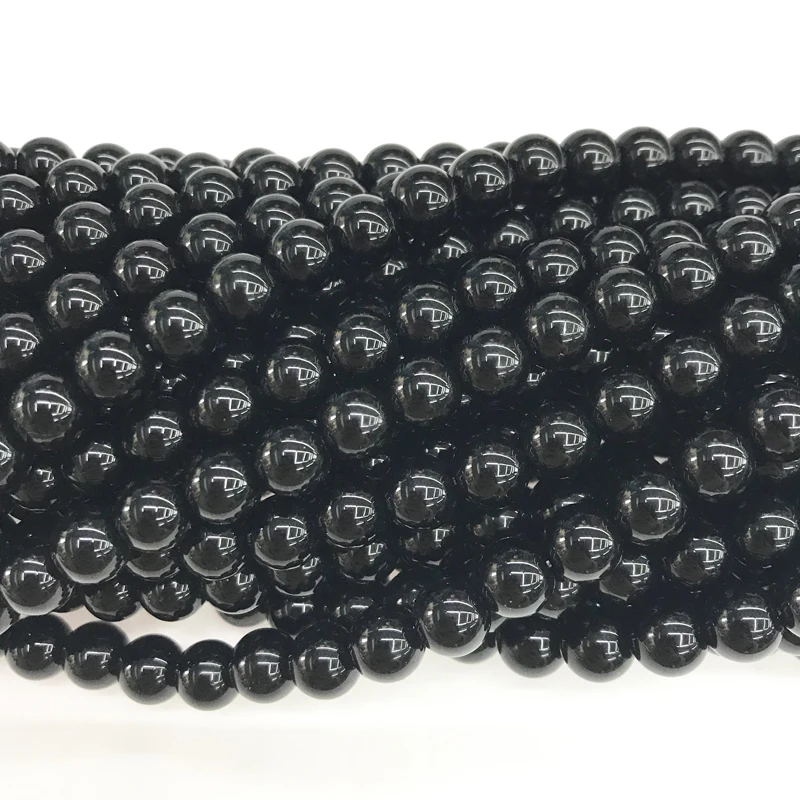 

4/6/8/10/12mm Wholesale Cheap High Quality Black Agate Beads Black Onyx Beads for Jewelry Making