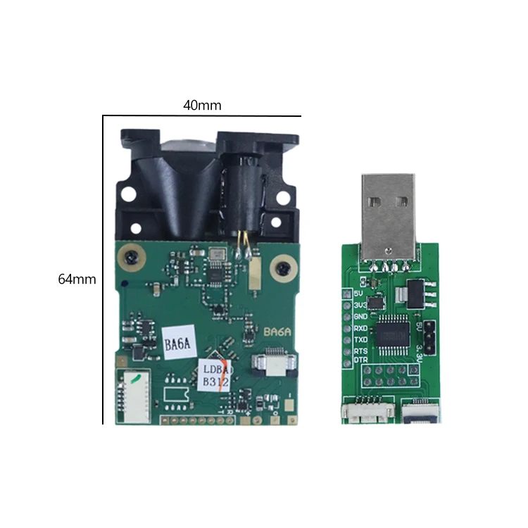 

BA6A 100m Laser Range Sensor Chengdu Serial Laser Distance Meter Long Range Height Sensor For Measurement