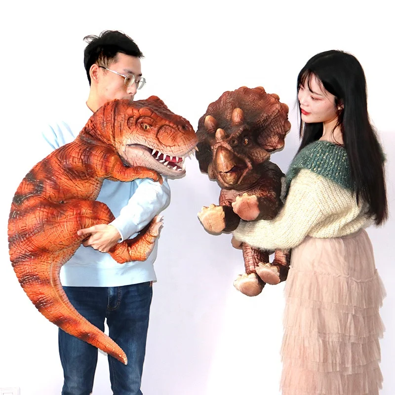 

Hot Sale High Quality Customized Hand Control Dinosaur Puppet