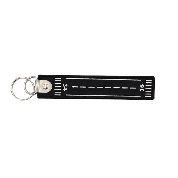 

Professional Embroidery Manufacturer Custom oblong letter Cheap Key Hang Tags, Oem