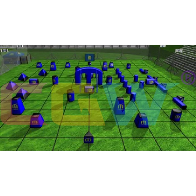 44 paintball bunker