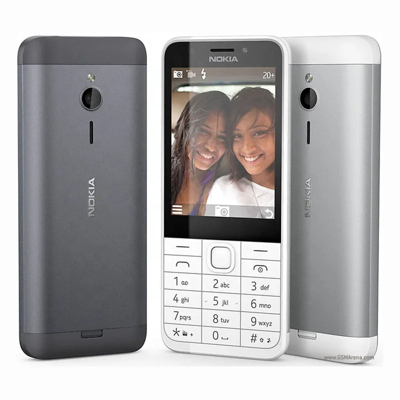 

For Nokia 230 Unlocked Cellphone Dual SIM Cards GSM 2.8 Inch 2MP Camera Mobile Phones