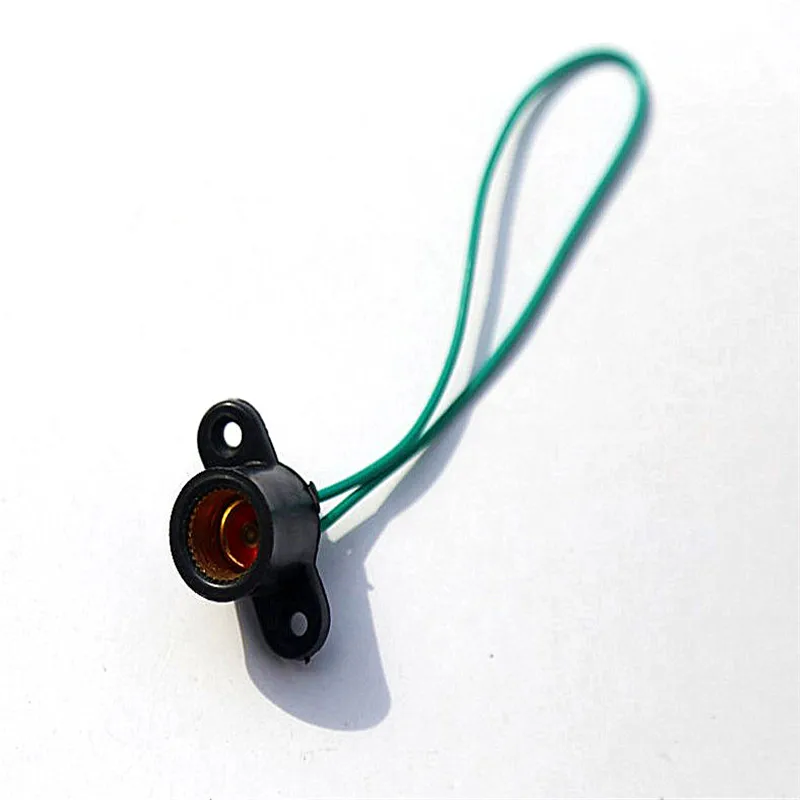 

E12 lighting Black plastic copper thread Small E12 lamp holder