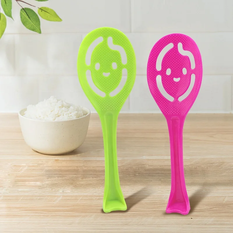 

Squirrel rice spoon household heat resistant non-stick rice creative kitchen products can stand rice spatula