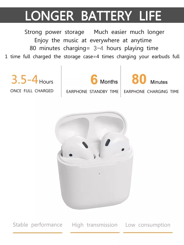 i500 tws Pods Air 2 GPS changeable name In-ear smart sensor Bluetooth headset i200 i60 i80 i100 i500 tws - ANKUX.COM