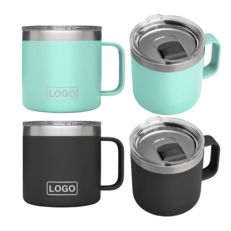 

Custom Logo 12oz 14oz 16oz Double Wall Vacuum Tumbler Cup Powder Coated Insulated Stainless Steel Coffee Camping Mug With Lid