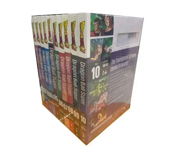 
2020 New CD box set Blu ray dvd movies TV series region 1 region 2 US UK version for Dragon Ball Super Season1-10 factory supply 