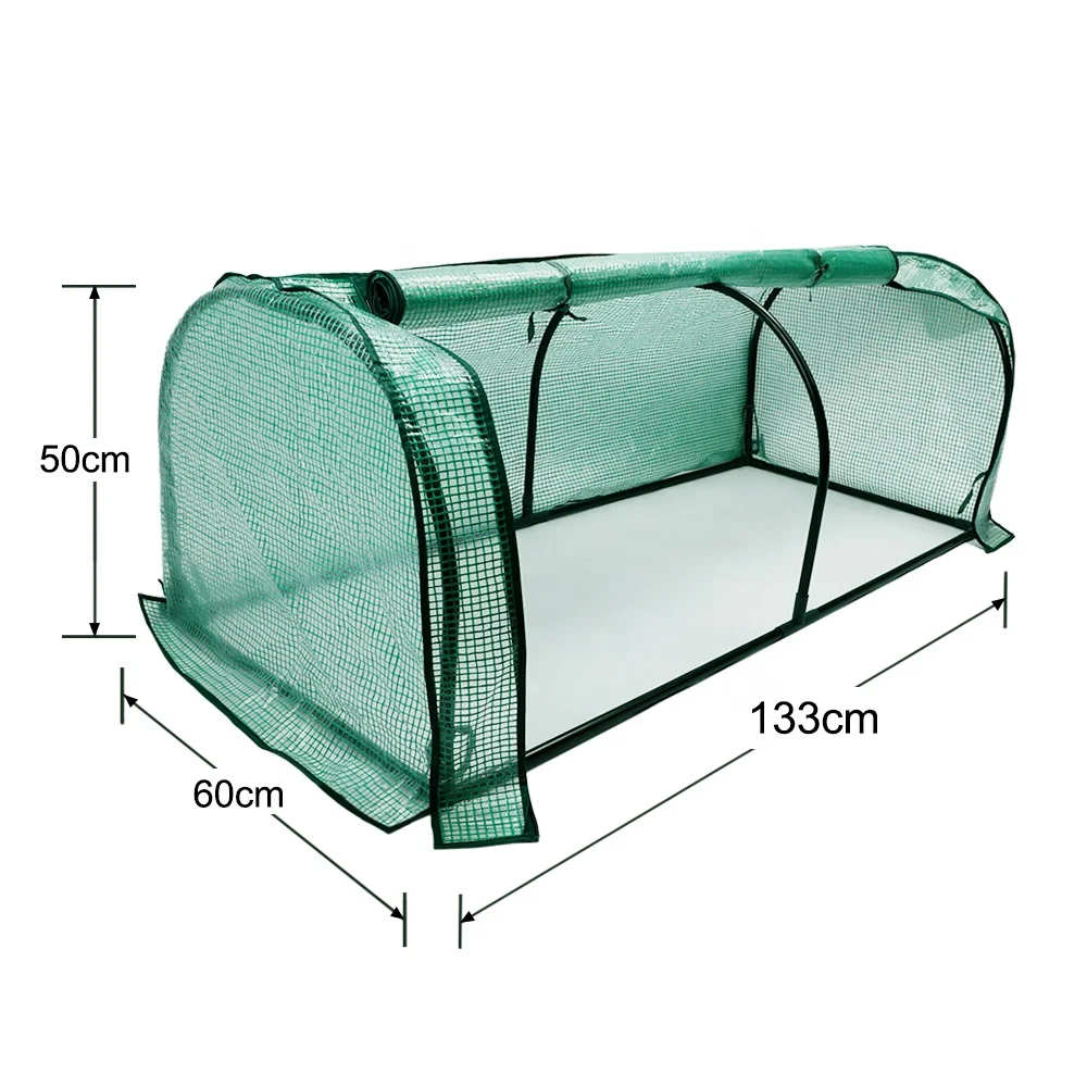 

Outdoor Backyard Small Mini Portable Green House Plastic PE Cover Indoor Garden Tunnel Greenhouse