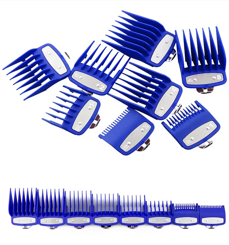 

Haircut Guide Comb Hair Cutting Clipper Limit Comb, Blue