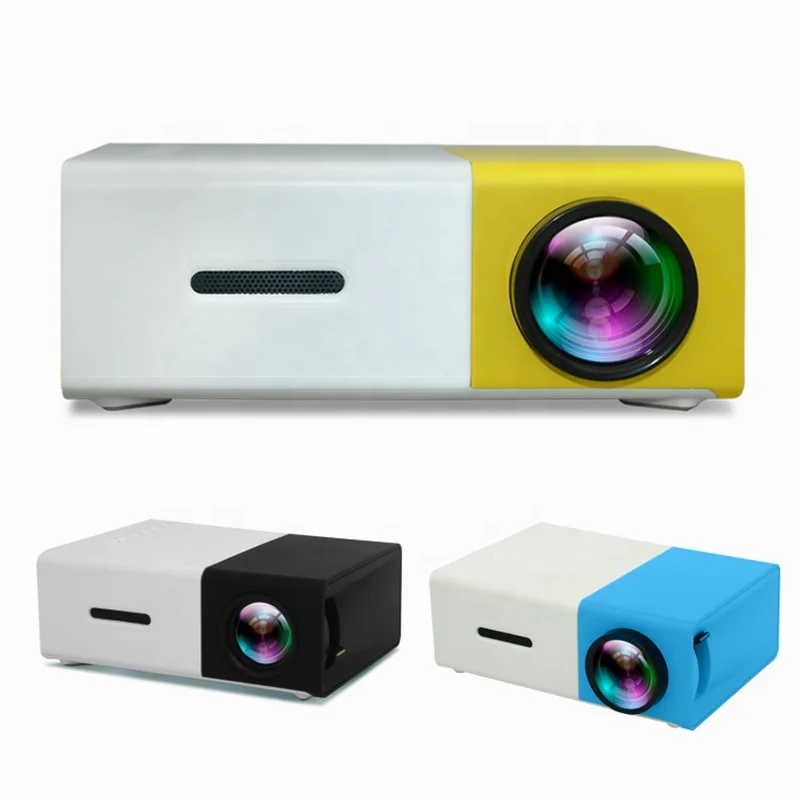 

Electronics dropshipping yg300 projector 1092 X 1080p home projector with black yellow blue colors mini projector