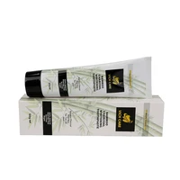 

Gold logo organic tea tree oil aloe natural activated bamboo charcoal teeth whitening toothpaste