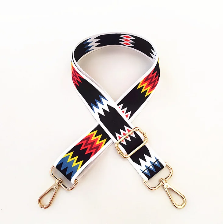 

Hot Selling Wide Adjustable Handbag Camo design logo detachable bag shoulder strap