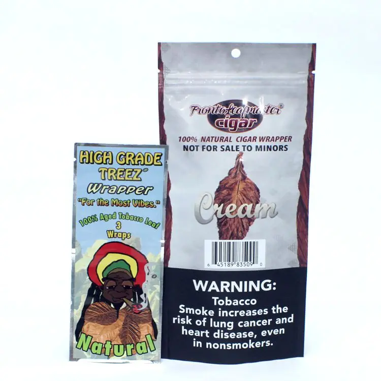 Cheaper Resealable Rolling Smell Proof Zip Lock Hemp Bags Blunt Wraps Cigar Tobacco Pouch Buy