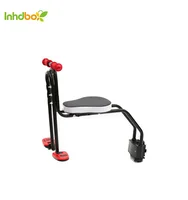 

INHDBOX 41CM black universal metal Comfort bike seat for kid 2-7 years Child Front mountain bike dropper bike seat post