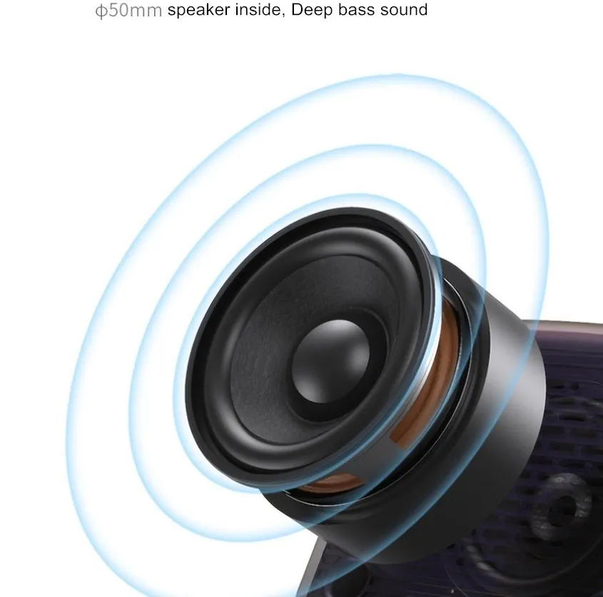 Wireless high quality clock bluetooths mini speaker with led display - ANKUX.COM