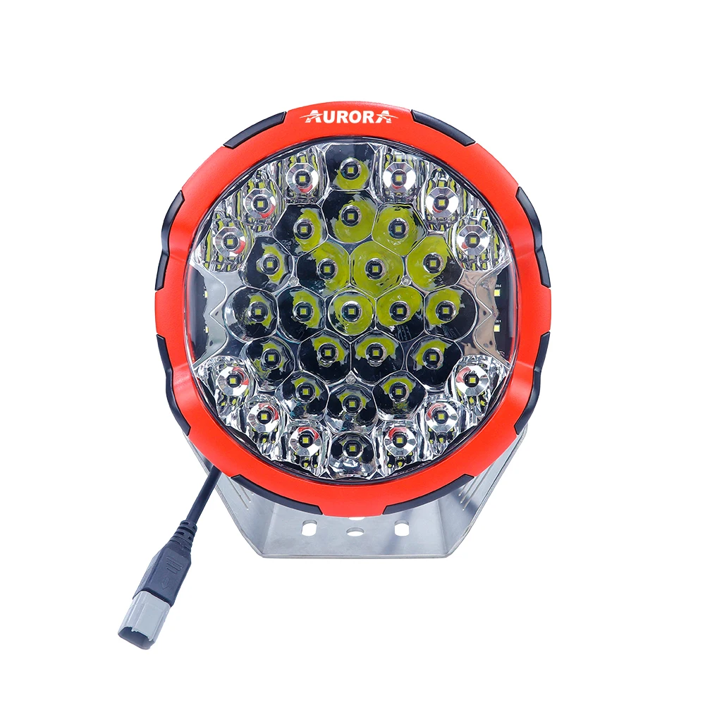 Hot selling 185W Round LED Work comb light 9 Inch Driving Light 4x4 Offroad