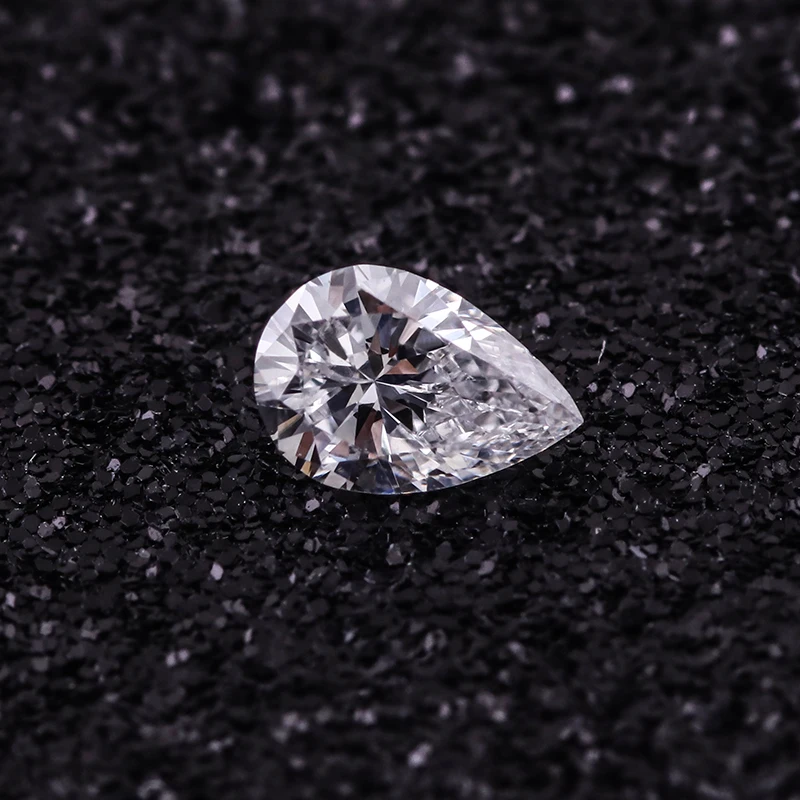 

Top quality well made and polished fancy pear cut 4x6 DEF-VS lab grown diamond HPHT per carat for jewelry