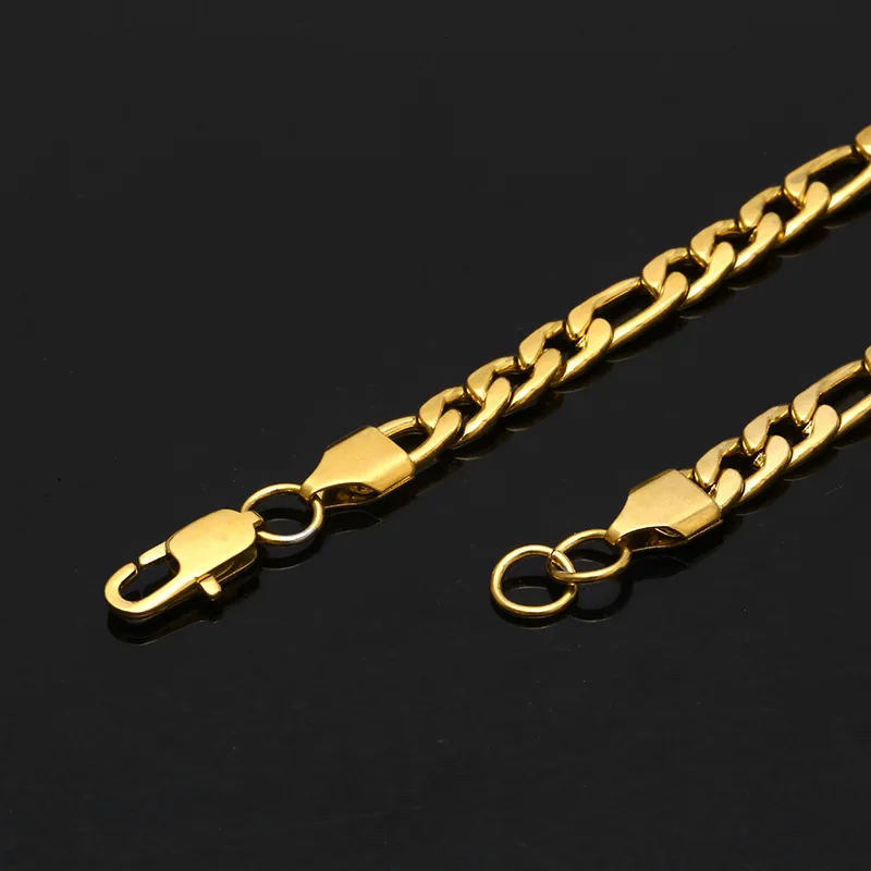 

Stainless Steel High Polish Cubano Necklace Chain Jewelry Hot Sale Dubai  Fashion Dubai Jewelry 24K Gold Plated Necklace