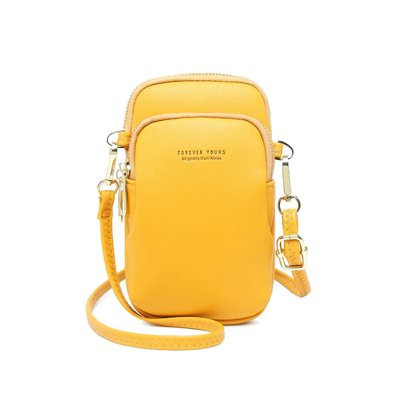 

Touch screen fashion leather crossbody touchscreen purse phone bag, Customized color