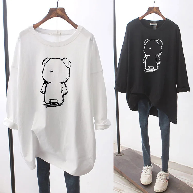 

2021 Summer Clothes Women custom t shirt Cotton Womens T Shirts, Black,white