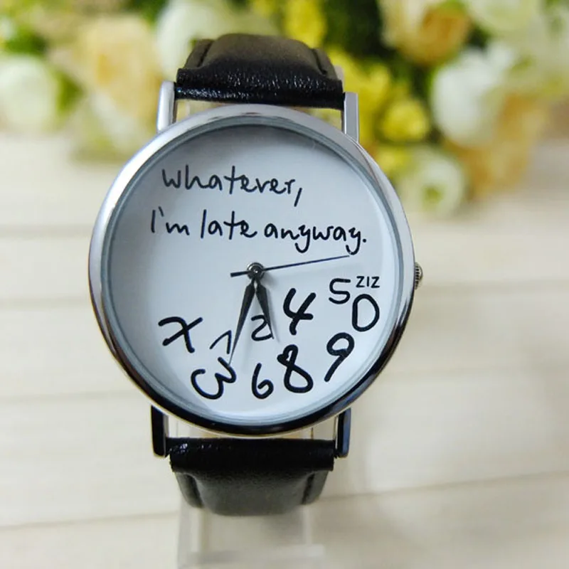 

Fashion Casual Geneva Ladies Leather Strap Watch Irregular Figure Quartz Wrist Watch For Men Gift