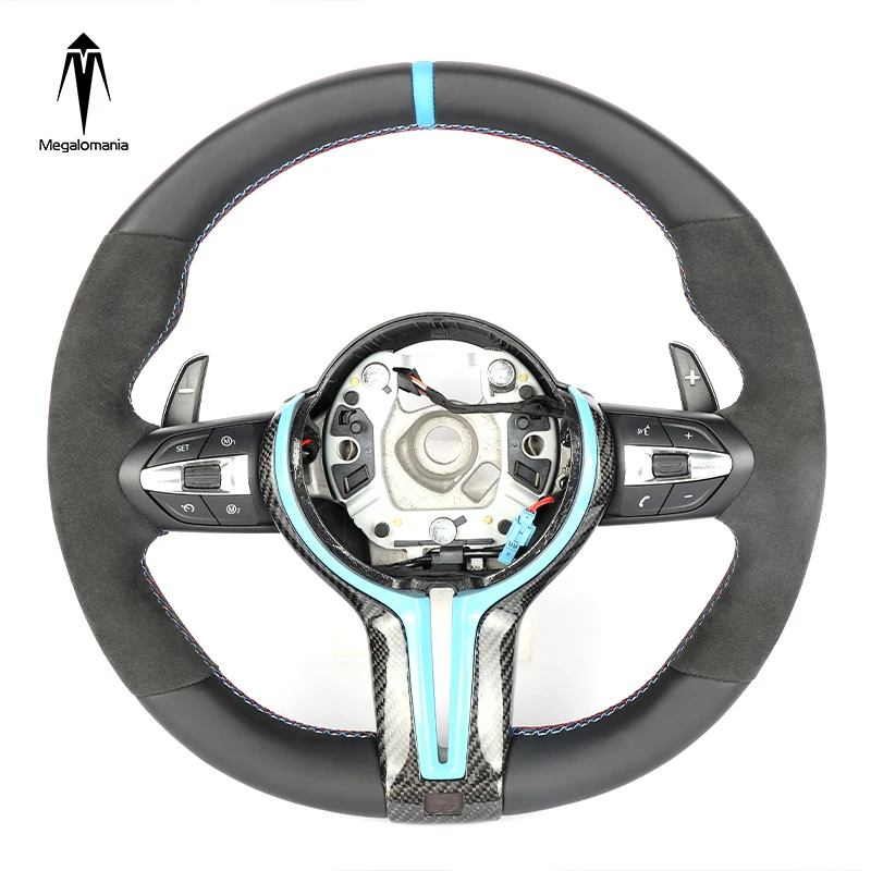 

Supplier supplies BM-W F series E series upgradeable carbon fiber LED thong steering wheel