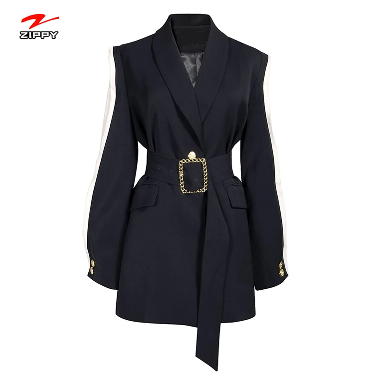 

Womens clothes 2021 jacket elegant overcoat women belted jacket veste femme, Customized color