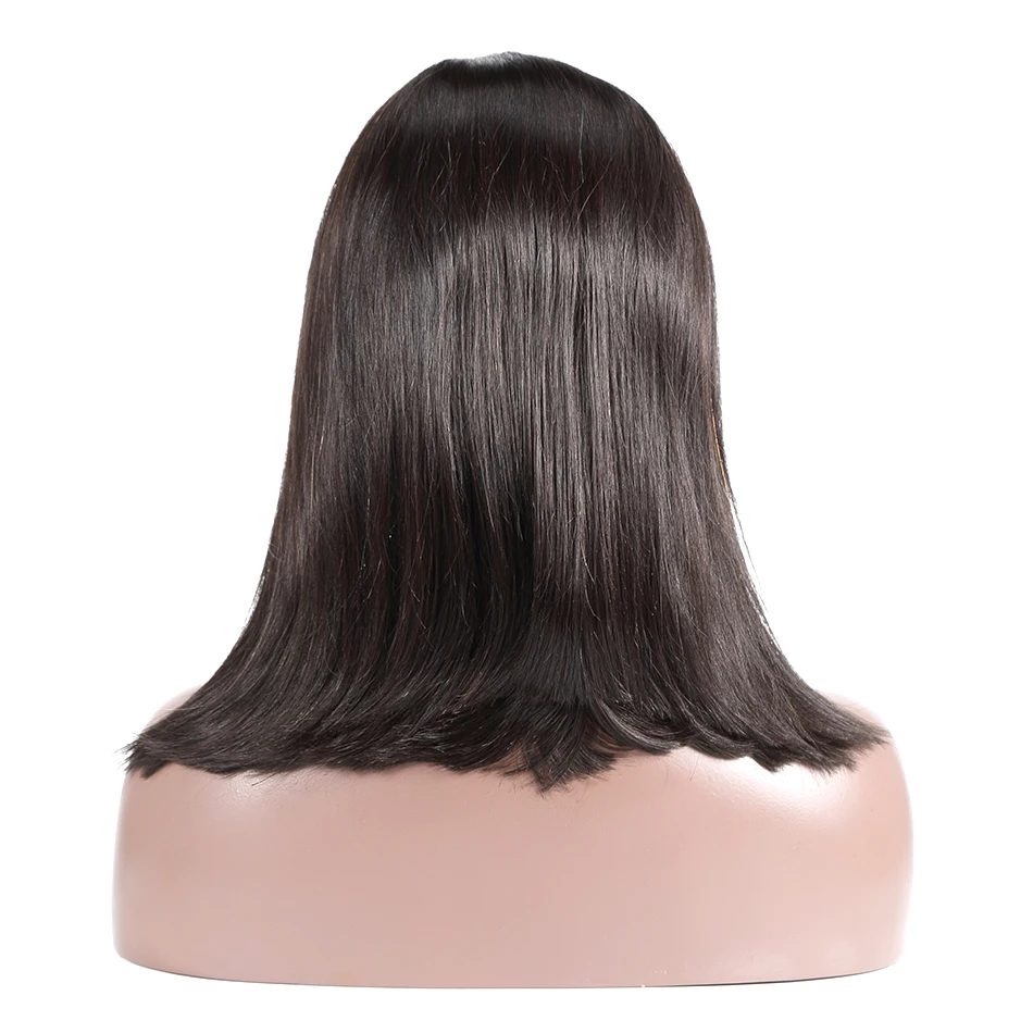 

Addictive Short Natural Bone Straight Bob Human Hair Wig Lace Front