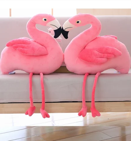 

Cute Soft Flamingo Simulation Bird Plush Toy Girl Birthday Gift Home Decoration