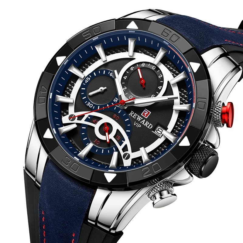 

Reward China Factory 3atm Water Resistant men sport quartz watch New Luxury Logo design Silicone Timepiece wristwatch