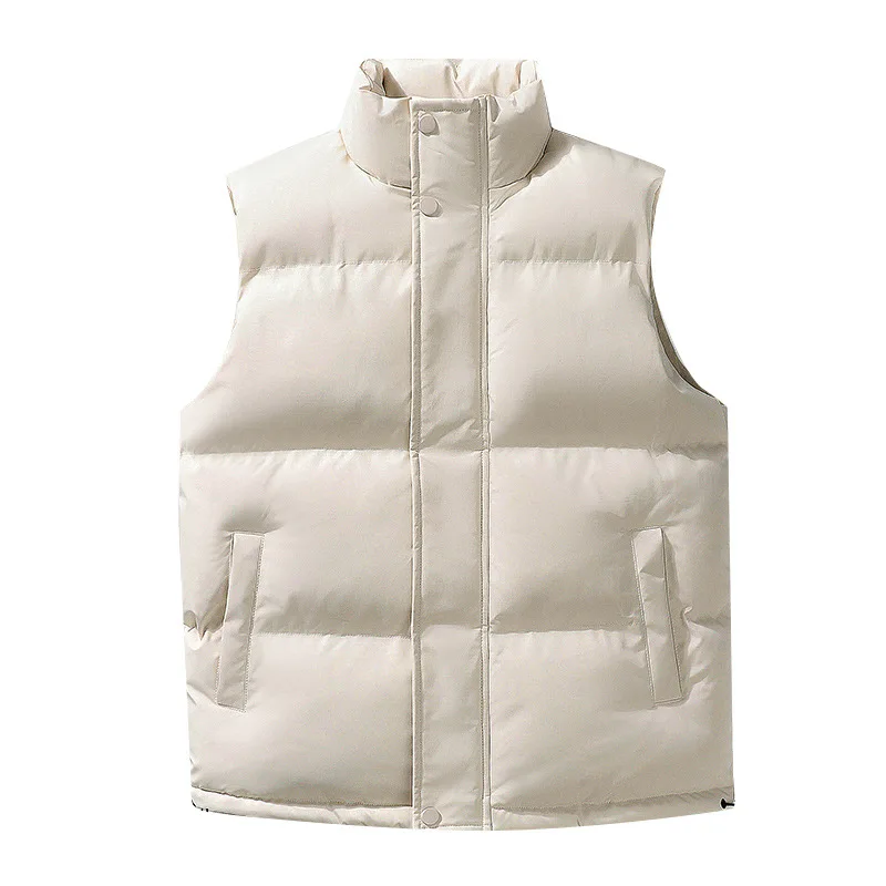 M-5XL Autumn/Winter New Vest Versatile Men's and Women's Cold and Warm   Vest With Customizable logo