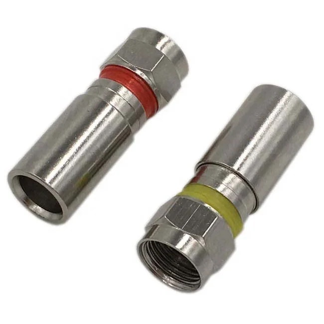 f connector compression