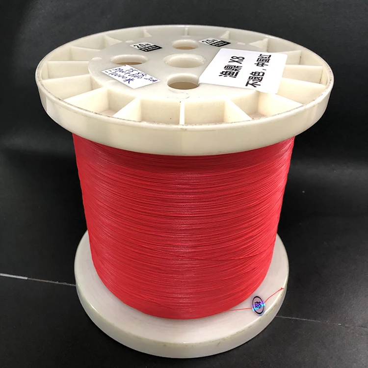 

Knot Rainbow Red String 1000 Meters Raw Silk Pe Braided Fishing Line fast sinking braided fishing line, Green/red/colorful