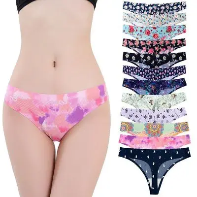 

Wholesale Ladies Sexy Fancy Panty Underwear Customized Logo String Thong Panties Women Modal