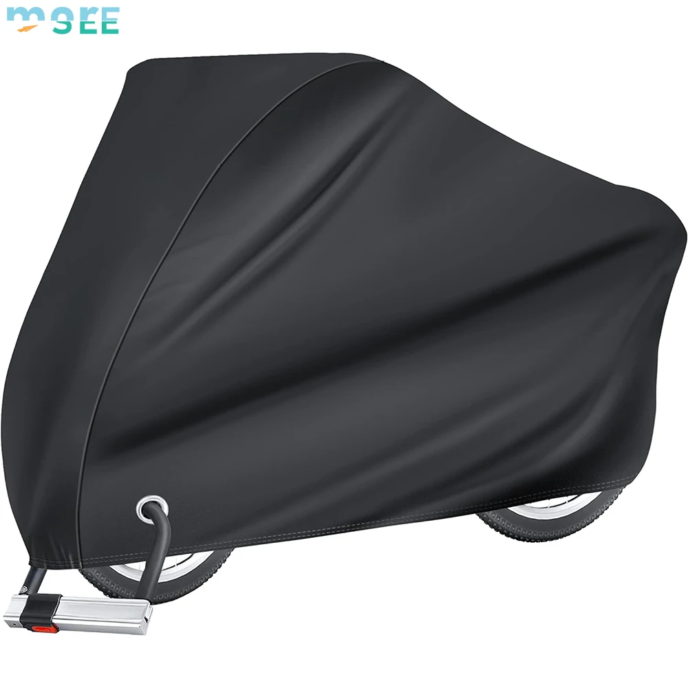 SeeMore Waterproof Rain Sun UV Dust Wind Proof with Lock Hole Bicycle Covers Bike Cover