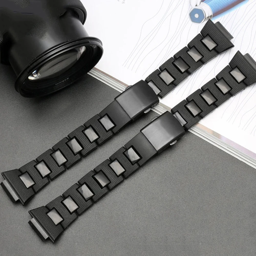 

Watch Band Strap for Casio G-Shock DW-5600 DW-6900 GW-M5610 DW-9600 Series Plastic Stainless Steel Watchband Bracelet with tools