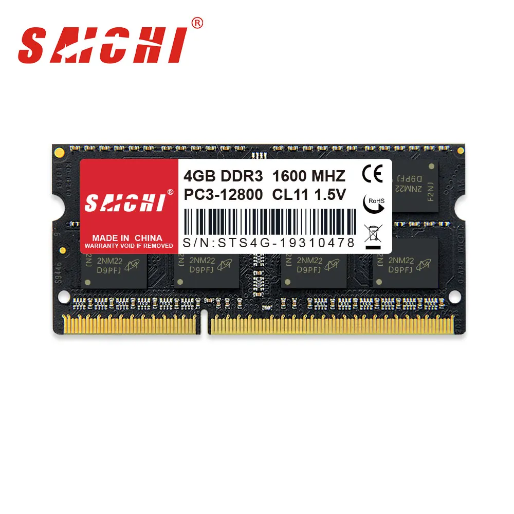 

China Manufacturer Original Chipsets DDR3 Ram 1600MHz 4GB Laptop Memory