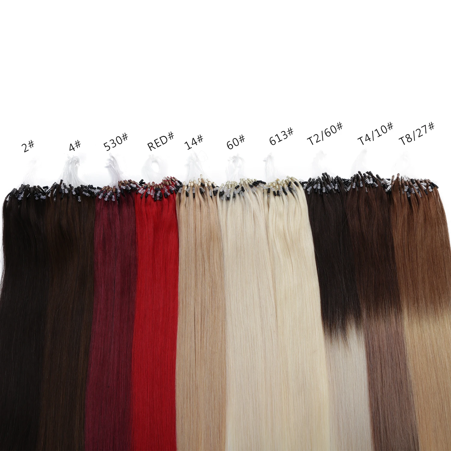 

Neitsi Links Support For Customization Human Loops Micro Link Hair Extensions Straight Easy Loop Hair Mix Color