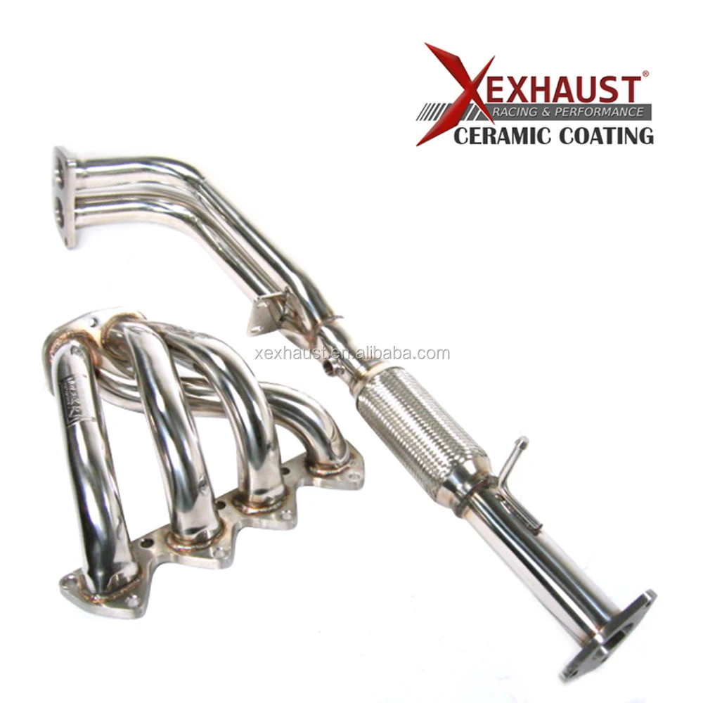 Ceramic Coating Stainless Exhaust Pipes Exhaust Manifold Exhaust Headers For Honda Prelude 9701