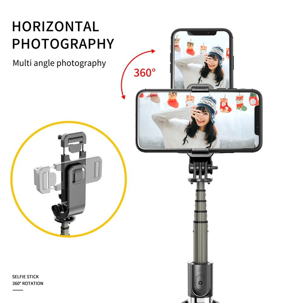 
Wireless Foldable Selfie Stick Tripod with Remote Controller for Smartphone 