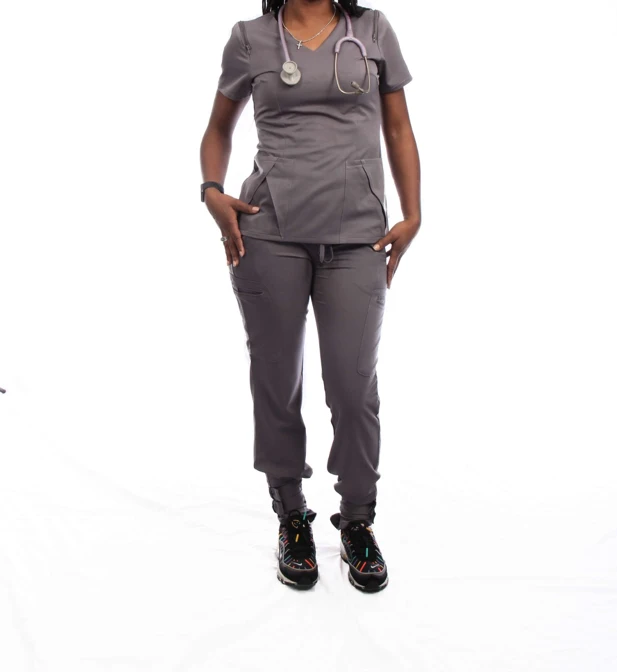 

Hospital uniforms exclusive design short sleeve scrubs for women stylish medical scrubs jogger sets, Customized