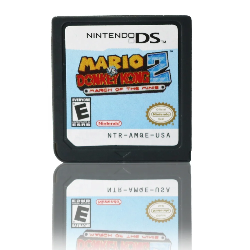 

USA Version Mario vs. Donkey Kong 2: March of the Minis Game Card For DS NDSI NDSL 2DS 3DS XL console