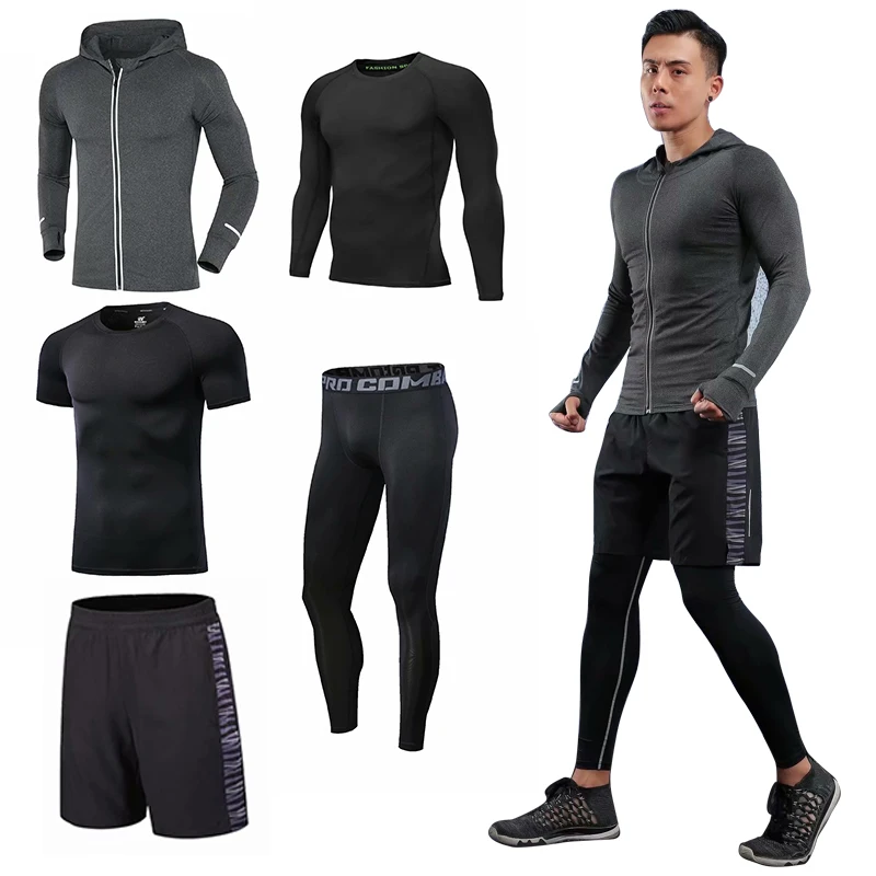 

Wholesale Tight Gym Sportswear Fitness Wear Men Sport Workout Training Clothing